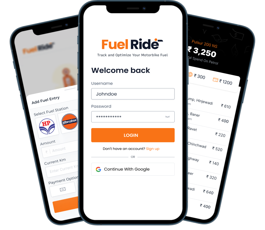 Fuel Ride project screenshot